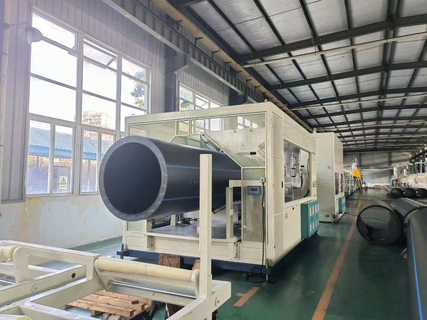 HDPE-rør med høyere diameter og kjøleproblemer