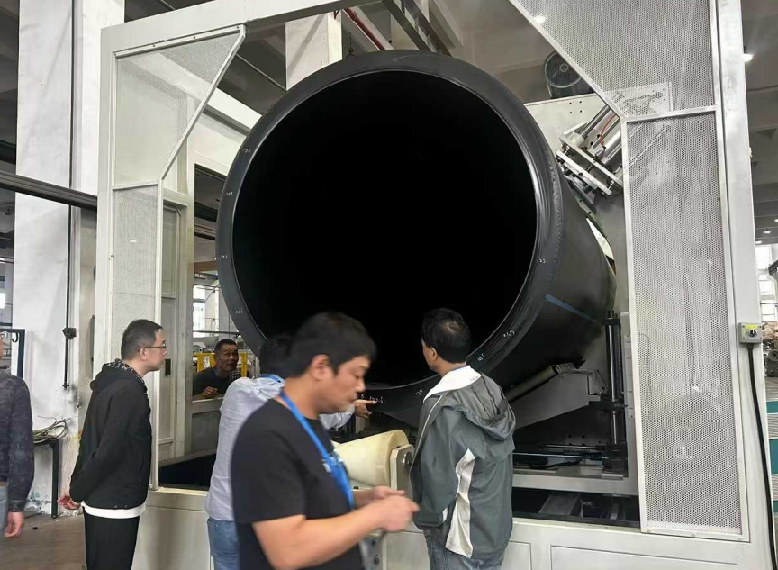 HDPE-rør med høyere diameter og kjøleproblemer