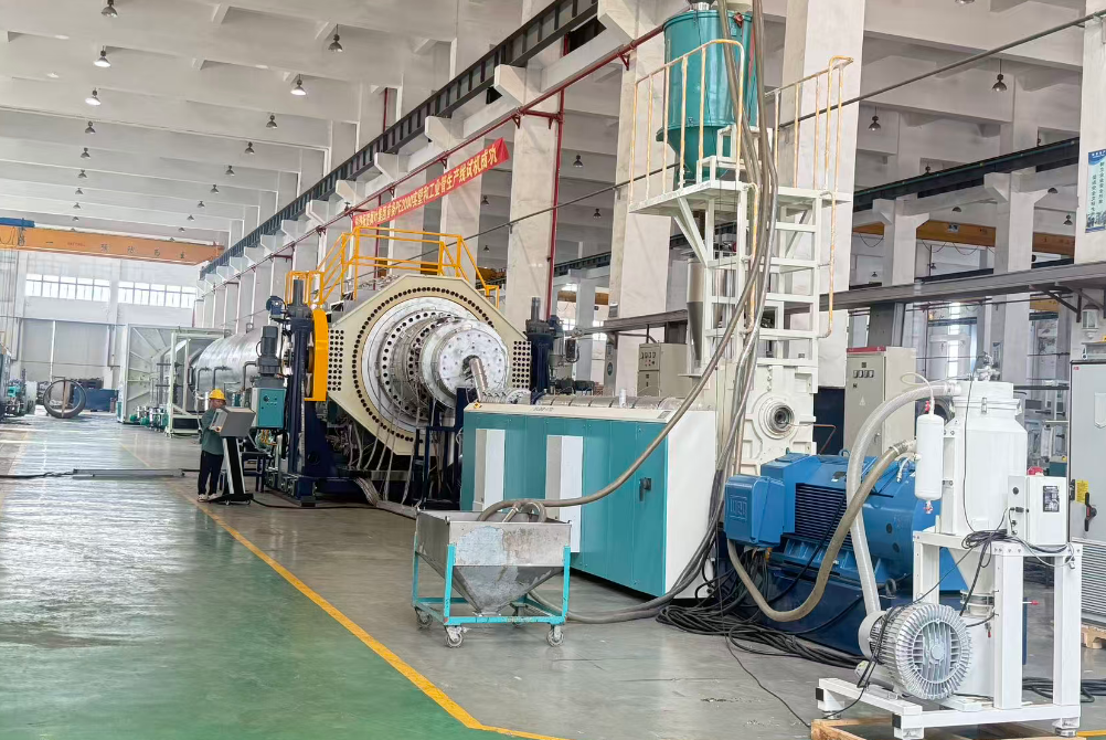 Nøkkelpunkter for oppstartsutstyr og produksjonsteknologi for PE-rør med store diametre over 2000 mm